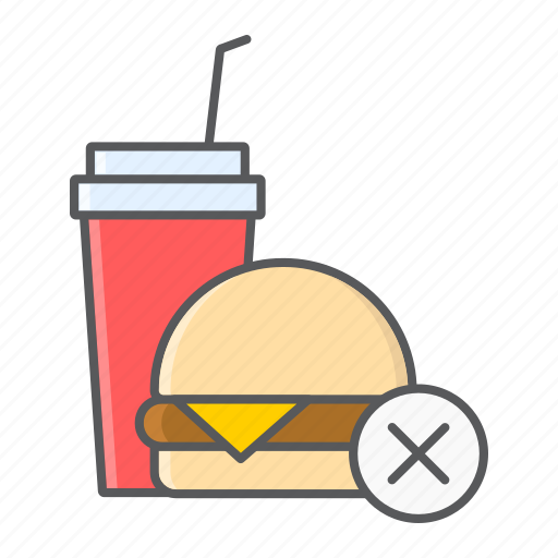 Cola, diet, fast, fitness, food, hamburger, no icon - Download on Iconfinder