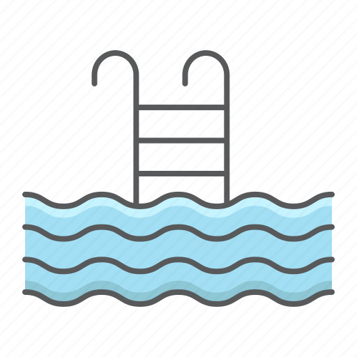 Fitness, pool, swim, swimming, water, wave icon - Download on Iconfinder