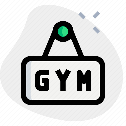 Gym, sign board, hoarding, fitness icon - Download on Iconfinder
