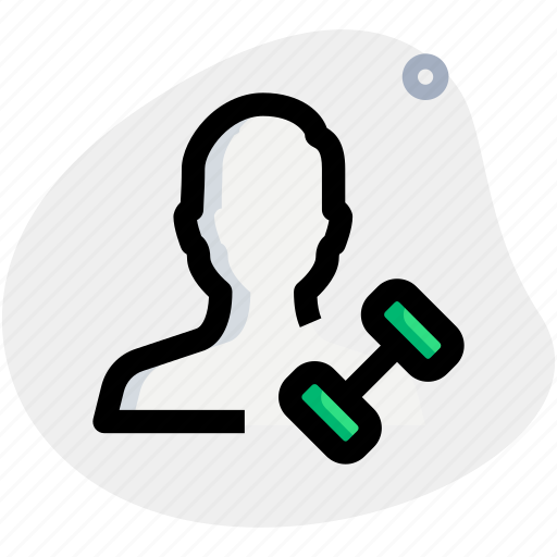 Avatar, dumbbell, person, fitness icon - Download on Iconfinder