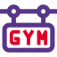 gym, fitness, sign board, banner 
