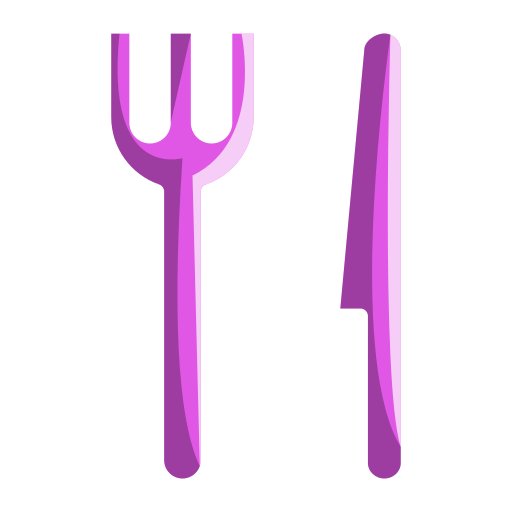 Eat, food, fork, knife, location, navigation icon - Free download