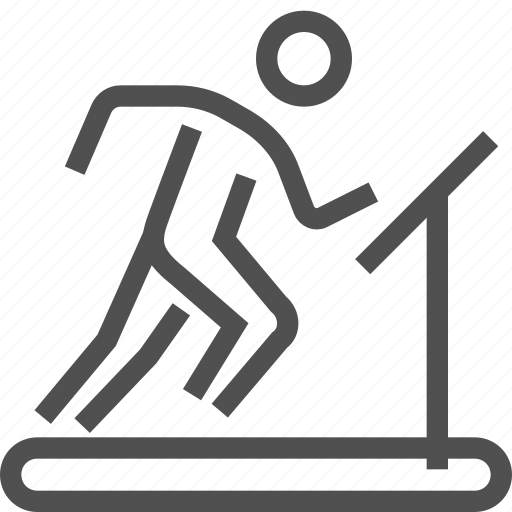 Apparatus, gym, man, running, track, training, treadmill icon - Download on Iconfinder