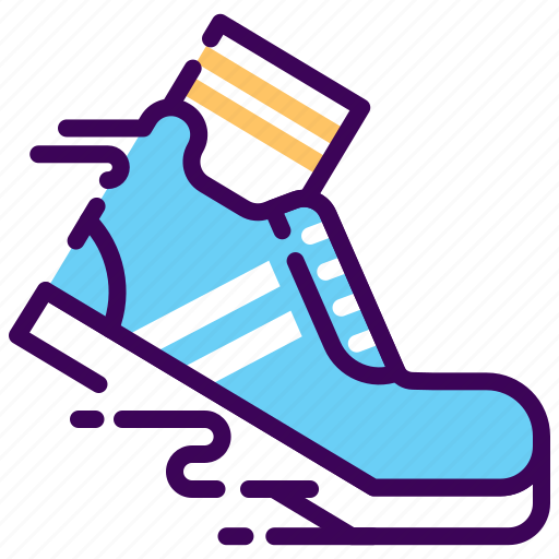 Cardio, fast, fitness, run, shoes, warm up icon - Download on Iconfinder
