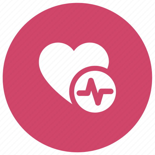 Fitness, health check, heart, heart check, pulse icon - Download on Iconfinder