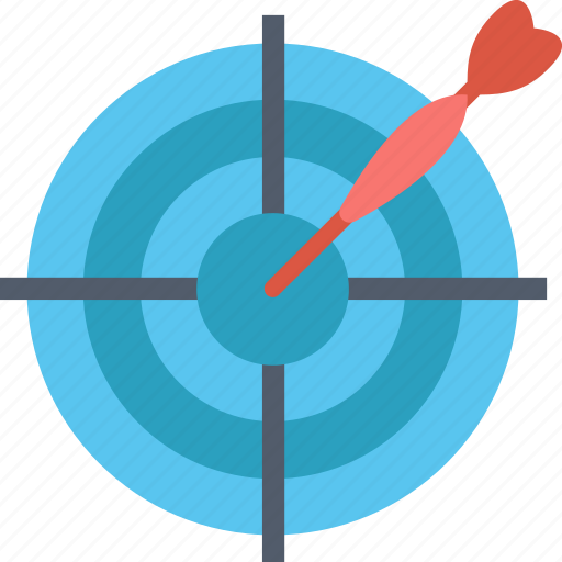 Darts, aim, arrow, focus, goal, target, win icon - Download on Iconfinder