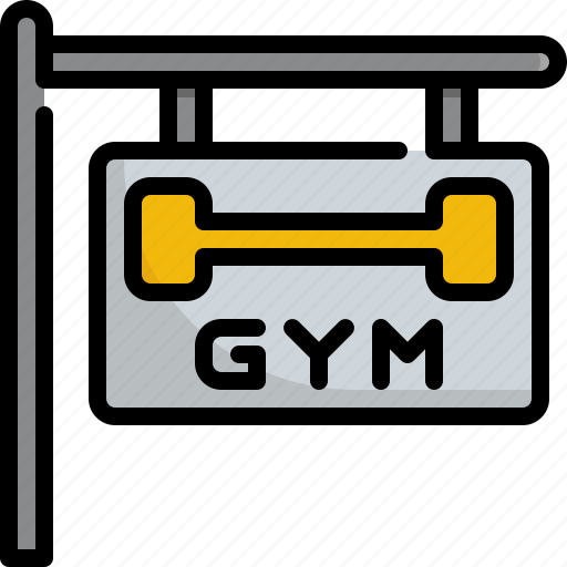 Exercise, fitness, gym, label, workouts icon - Download on Iconfinder