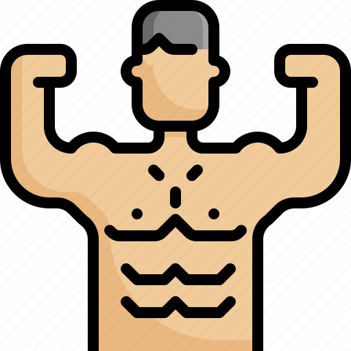 Bodybuilder, bodybuilding, exercise, fitness, gym, man, muscle icon - Download on Iconfinder