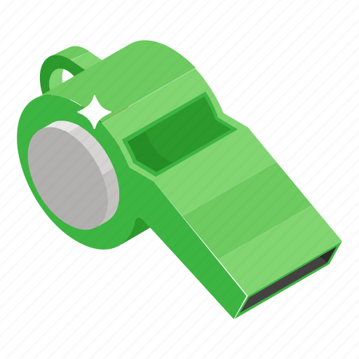 Blowing whistle, coach whistle, shrill sound, sports equipment, whistle icon - Download on Iconfinder