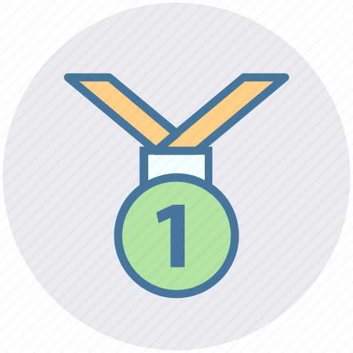 Award, competition, first position, fitness, health, medal icon - Download on Iconfinder