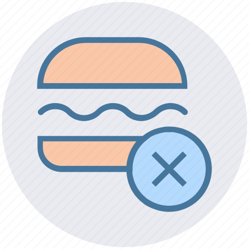 Eat, fast, food, forbidden, hamburger, health, unhealthy icon - Download on Iconfinder