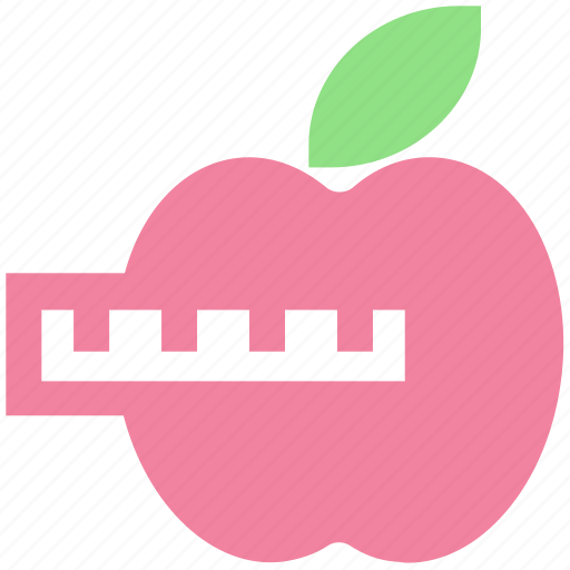Apple, diet chart, eating, health and fitness, healthy diet, healthy eating icon - Download on Iconfinder