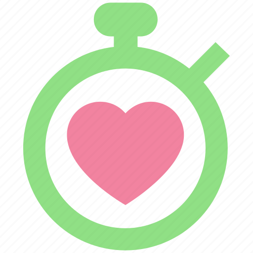 Clock, coach, fitness, gym, health, heart, stopwatch icon - Download on Iconfinder