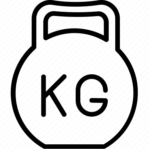 Kettlebell, weight, workout, kg, fitness, gym icon - Download on Iconfinder
