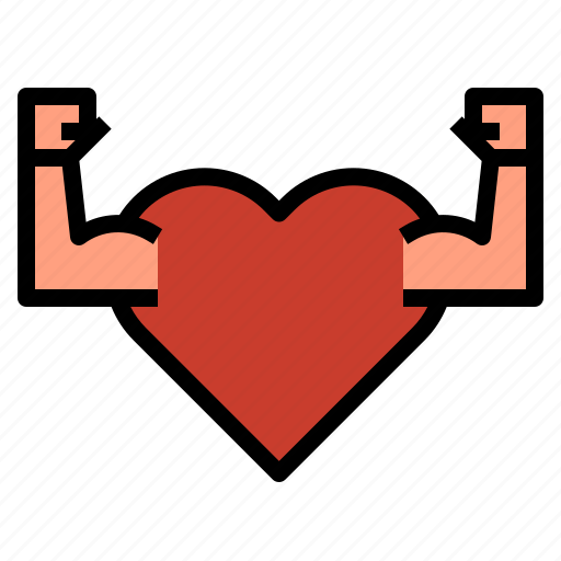 Gym, heart, muscle icon - Download on Iconfinder