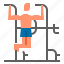man, squatstation, workout, gym 