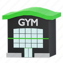 gym, gym building, fitness-club, health-club, exercise-room, building, fitness, exercise, architecture