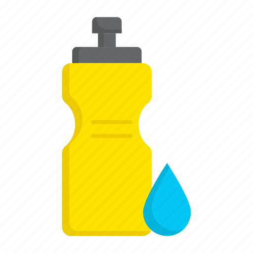 Water bottle, plastic bottle, gym bottle, drink, water drop, beverage icon - Download on Iconfinder
