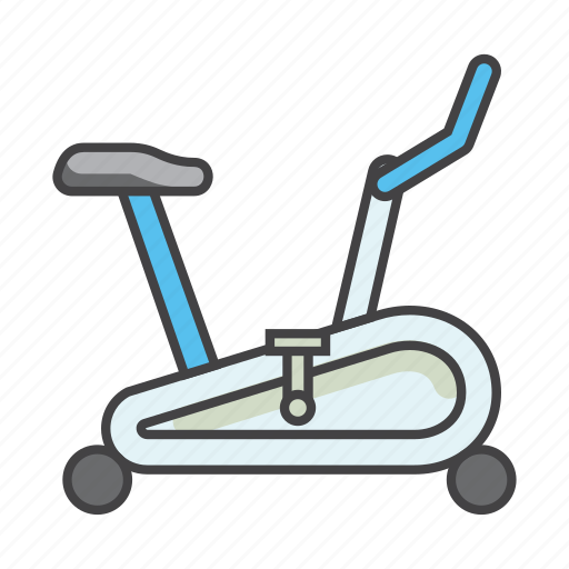 Biking, cycle, cycling, exercise, fitness, gym, tools icon - Download on Iconfinder