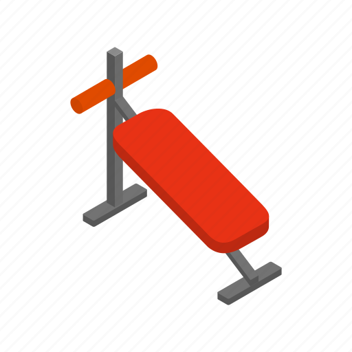 Bench, fitness, gym, isometric, lifestyle, muscle, weight icon - Download on Iconfinder