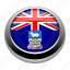 circle, country, falkland, flag, flags, nation 