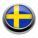 circle, country, flag, flags, nation, national, sweden