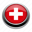 circle, country, flag, flags, nation, national, switzerland
