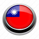circle, country, flag, flags, nation, taiwan