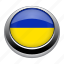 circle, country, flag, flags, nation, national, ukraine 