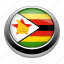 circle, country, flag, flags, nation, zimbabwe 