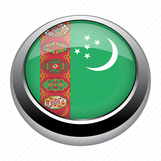 Circle, country, flag, flags, nation, national, turkmenistan icon - Download on Iconfinder