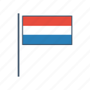 europe, flag, holland, netherlands, the 