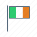 europe, flag, ireland, irish