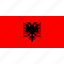 flag, europe, albania, country 