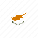 cyprus, flag, europe, country