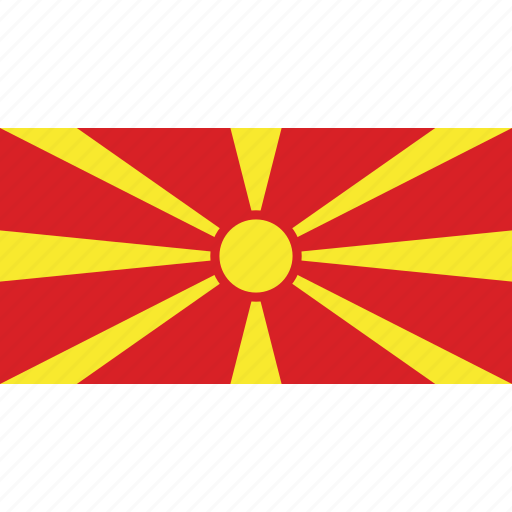 Country, north, europe, macedonia, flag icon - Download on Iconfinder