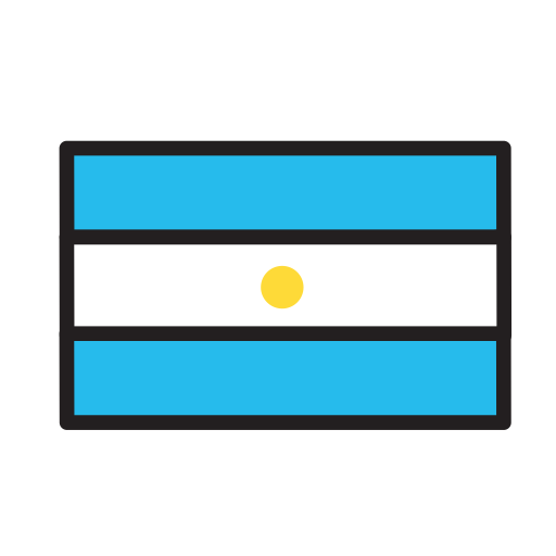 Argentina, national, world icon - Free download