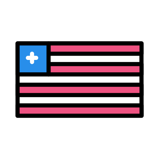 Liberia, national, world icon - Free download on Iconfinder