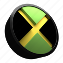 jamaica, flag, country, national, nation
