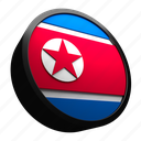 north korea, flag, country, national, nation