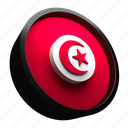 tunisia, flag, country, national, nation