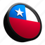chile, flag, country, national, nation 