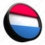 luxembourg, flag, country, national, nation 