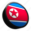 north korea, flag, country, national, nation 