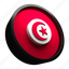 tunisia, flag, country, national, nation 