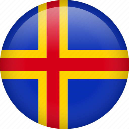 Aland, circle, flag, national, nation icon - Download on Iconfinder