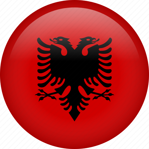 Albania, circle, country, flag, nation icon - Download on Iconfinder