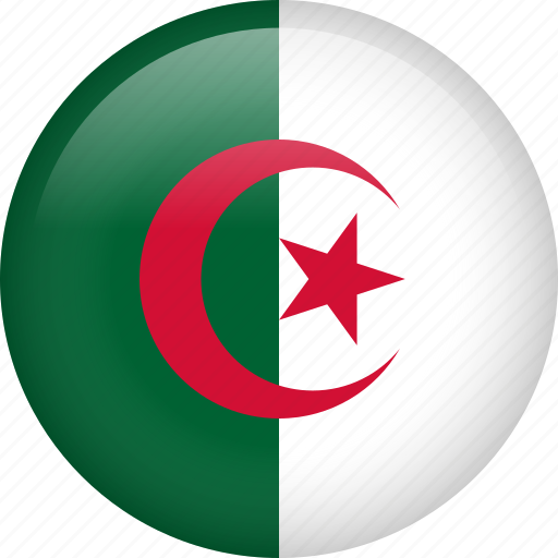 Algeria, circle, country, flag, nation icon - Download on Iconfinder