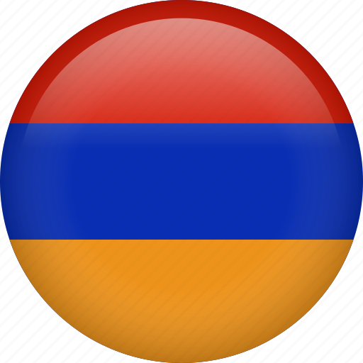 Almenia, armenia, circle, country, flag, nation icon - Download on Iconfinder