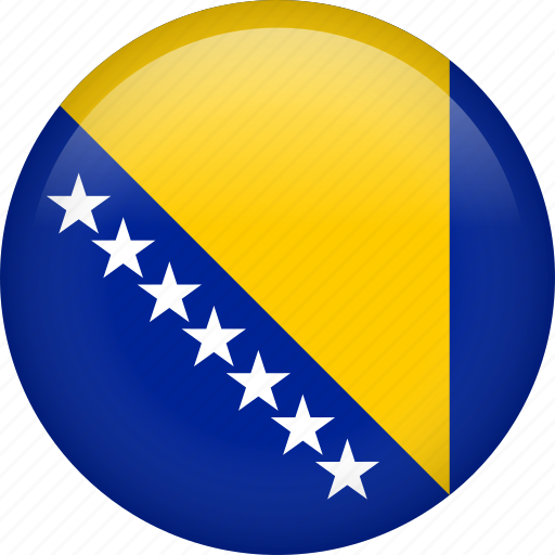 Bosnia, circle, country, flag, national, nation icon - Download on Iconfinder